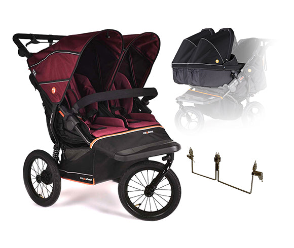 Nipper Double V6 Plus Pushchair