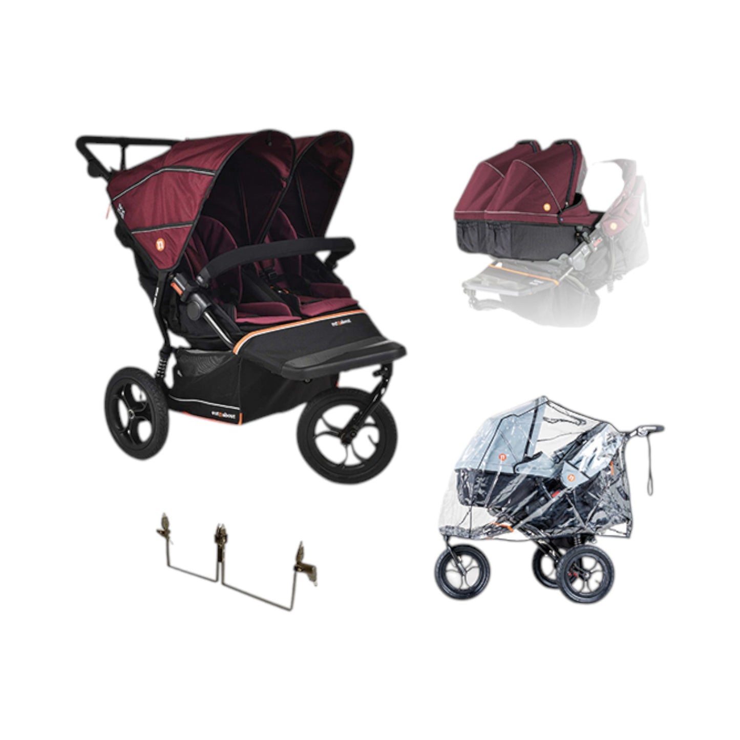 Nipper Double V6 Pushchair