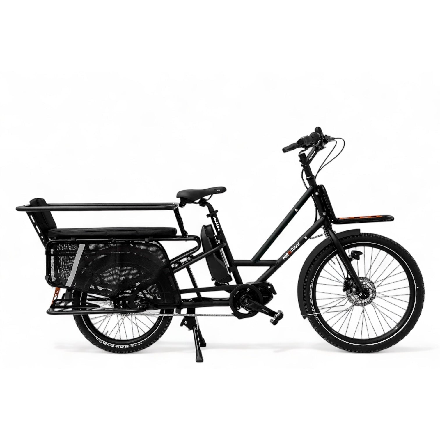Nip About All-Terrain Electric Longtail Cargo Bike – Out n About