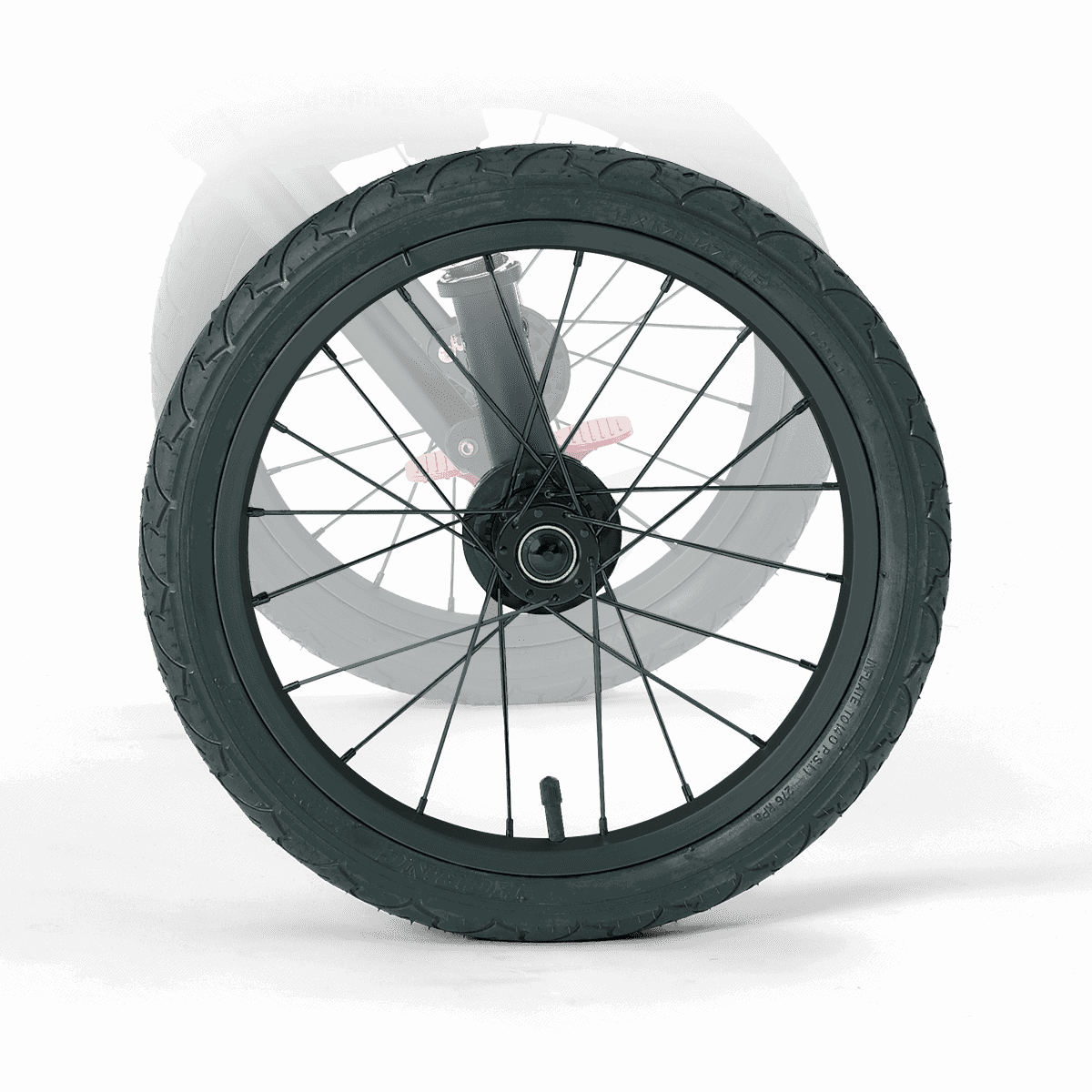 Out n About Black Frame 16 inch Rear Wheel for Sport