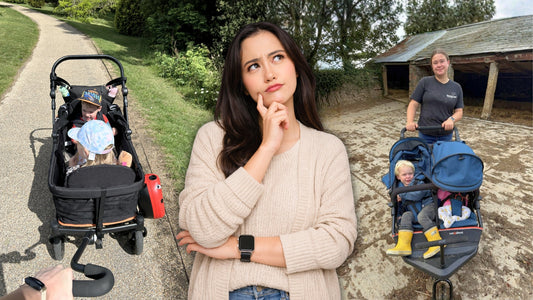 We’ve got two toddlers - is a wagon easier than a double buggy?
