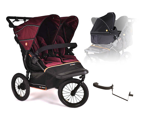 Nipper Double V6 Plus Pushchair