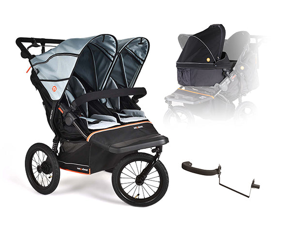 Nipper Double V6 Plus Pushchair