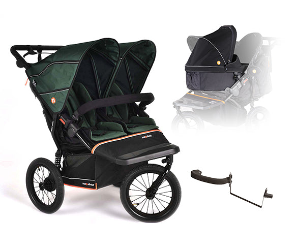Nipper Double V6 Plus Pushchair