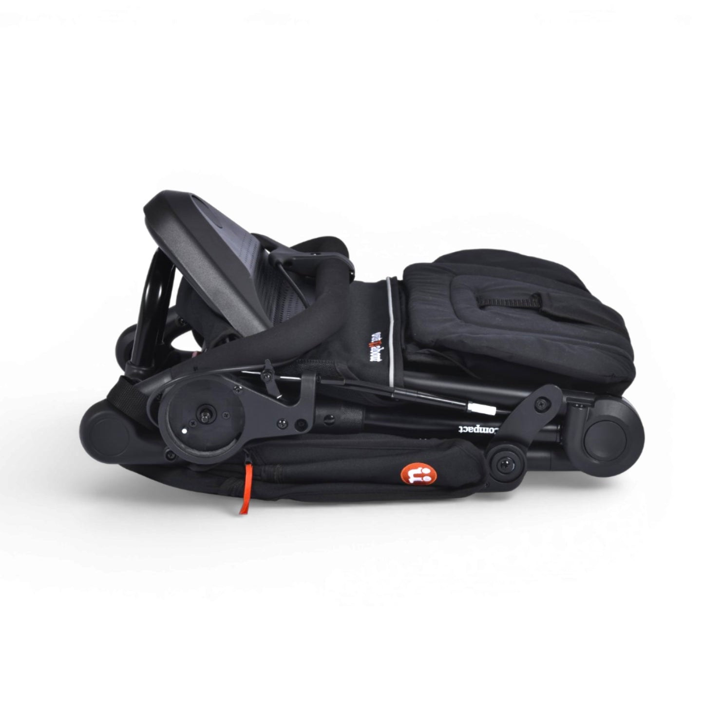 Nipper Compact Black Fold flat wheels off