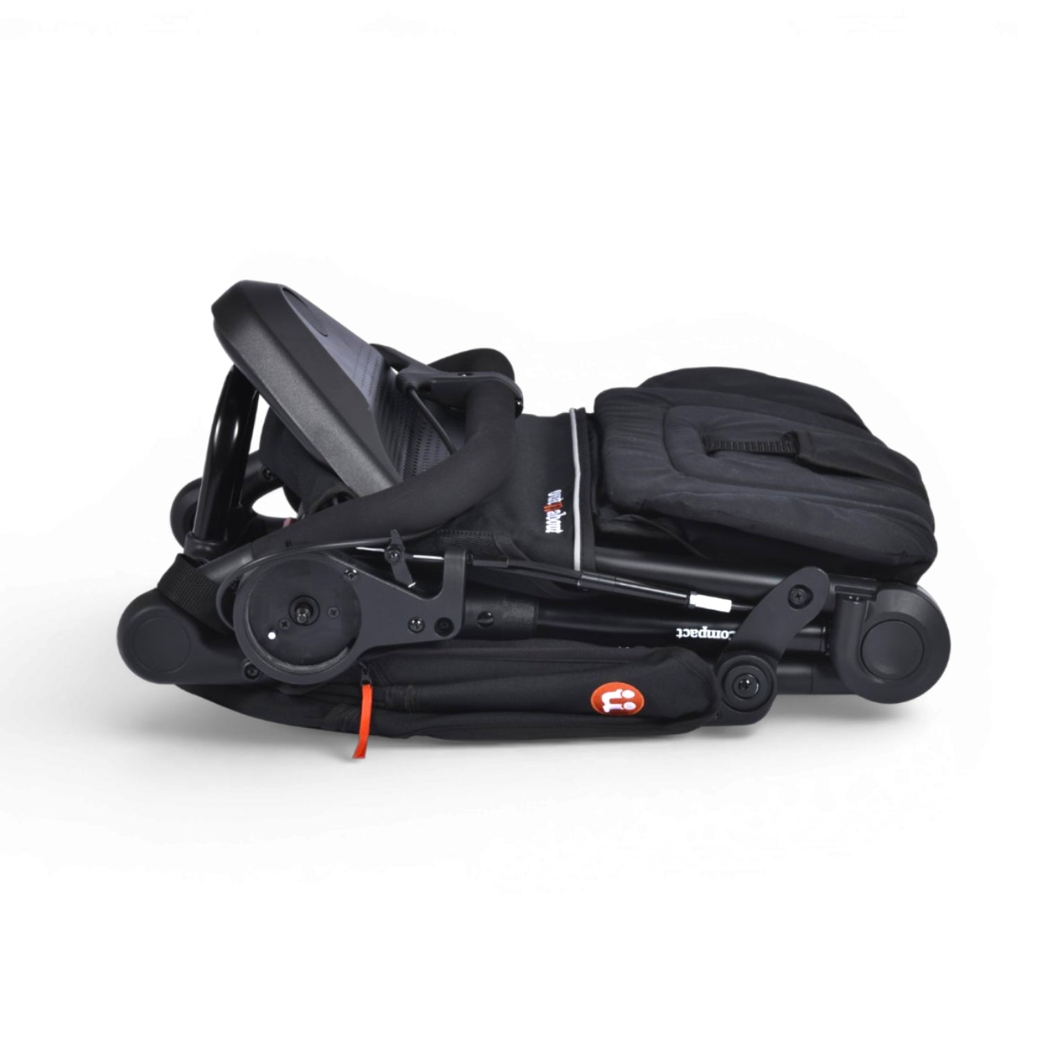 Nipper Compact Black Fold flat wheels off