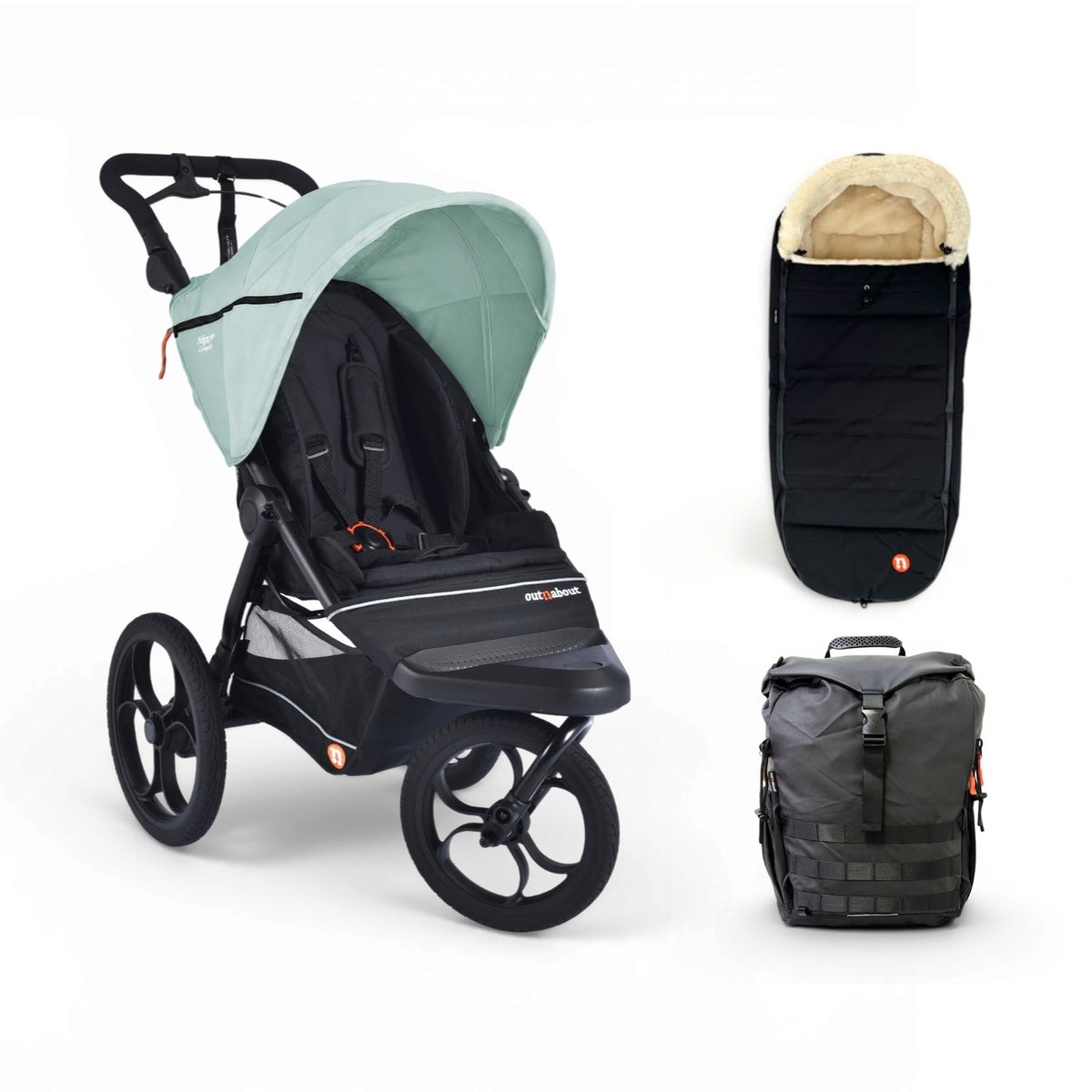 Nipper Compact Pebble Mint Adventure Bundle 