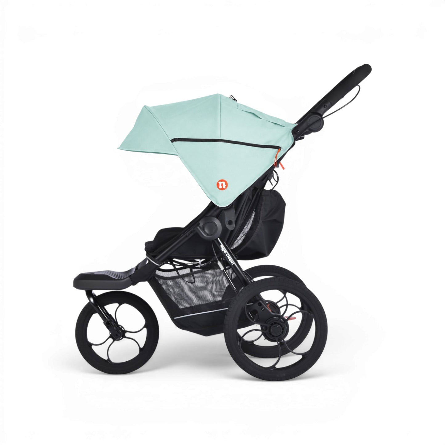 Nipper Compact Pebble Mint side on canopy