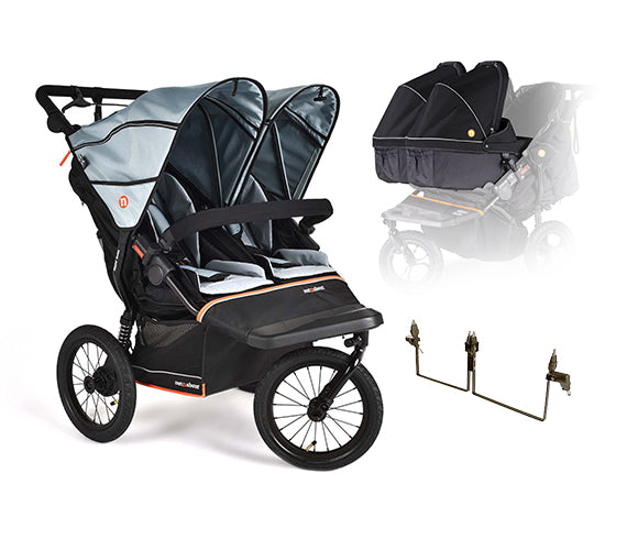 Nipper Double V6 Plus Pushchair