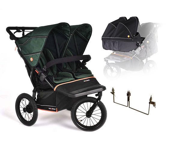 Nipper Double V6 Plus Pushchair
