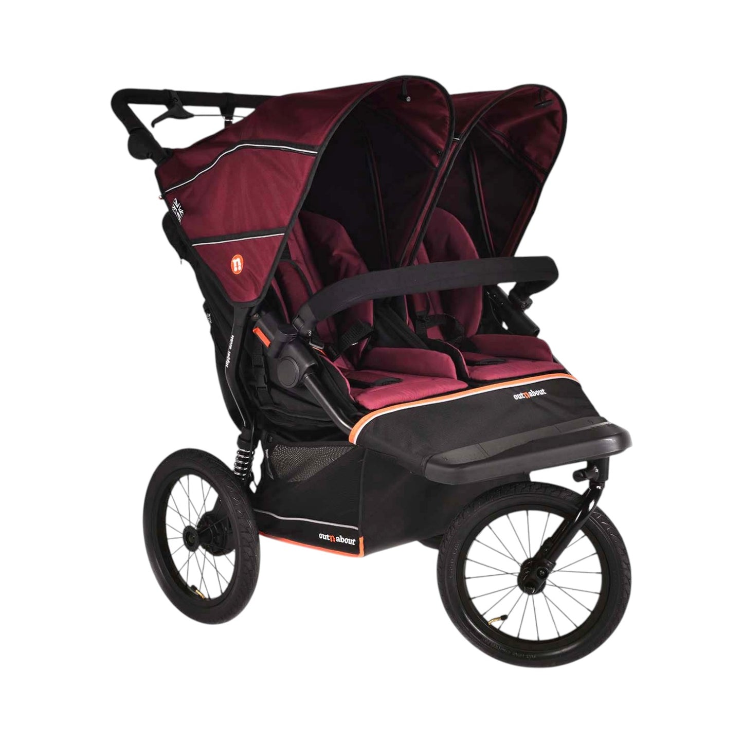 Nipper Double V6 Plus Pushchair