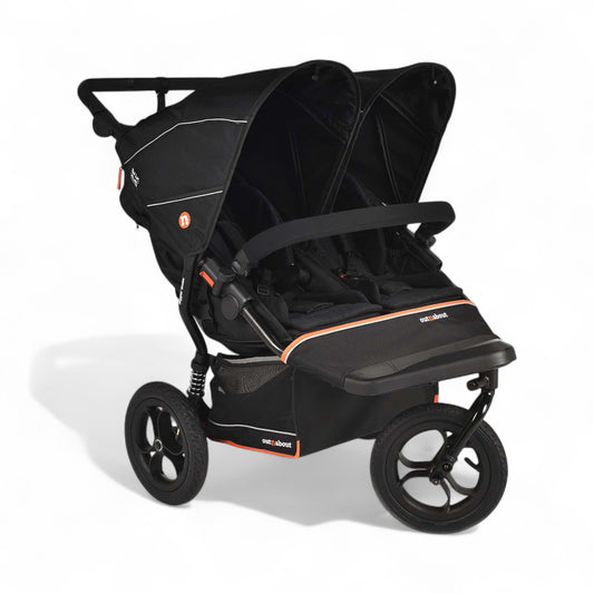 outnabout nipper Double V6 Pushchair - Summit Black