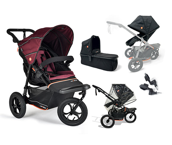 Bundle out n about nipper V6 Pushchair brambleberry red