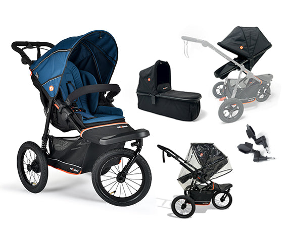 out n about nipper v6 Plus Pushchair - Highland Blue