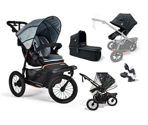 Outnabout Nipper V6 Plus Pushchair - Rocksalt Grey