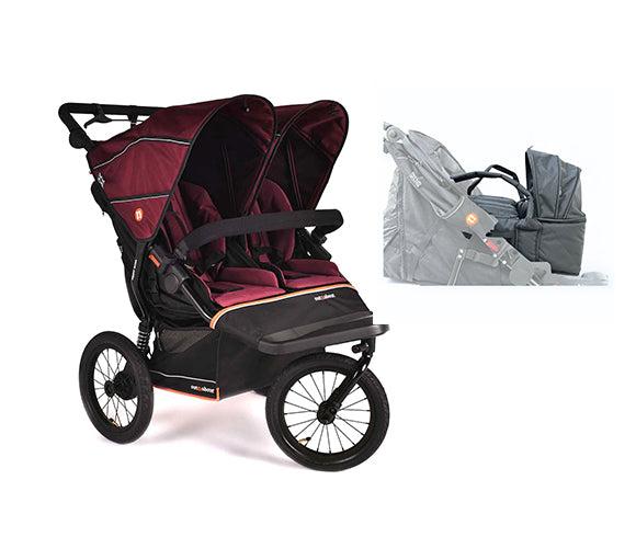 Nipper Double V6 Plus Pushchair