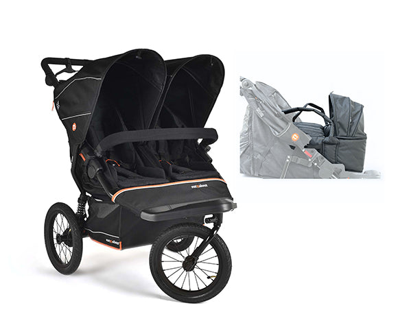 Nipper Double V6 Plus Pushchair