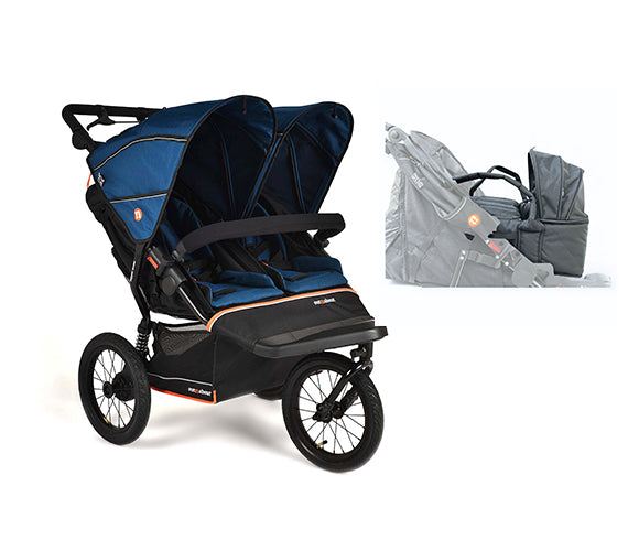 Nipper Double V6 Plus Pushchair