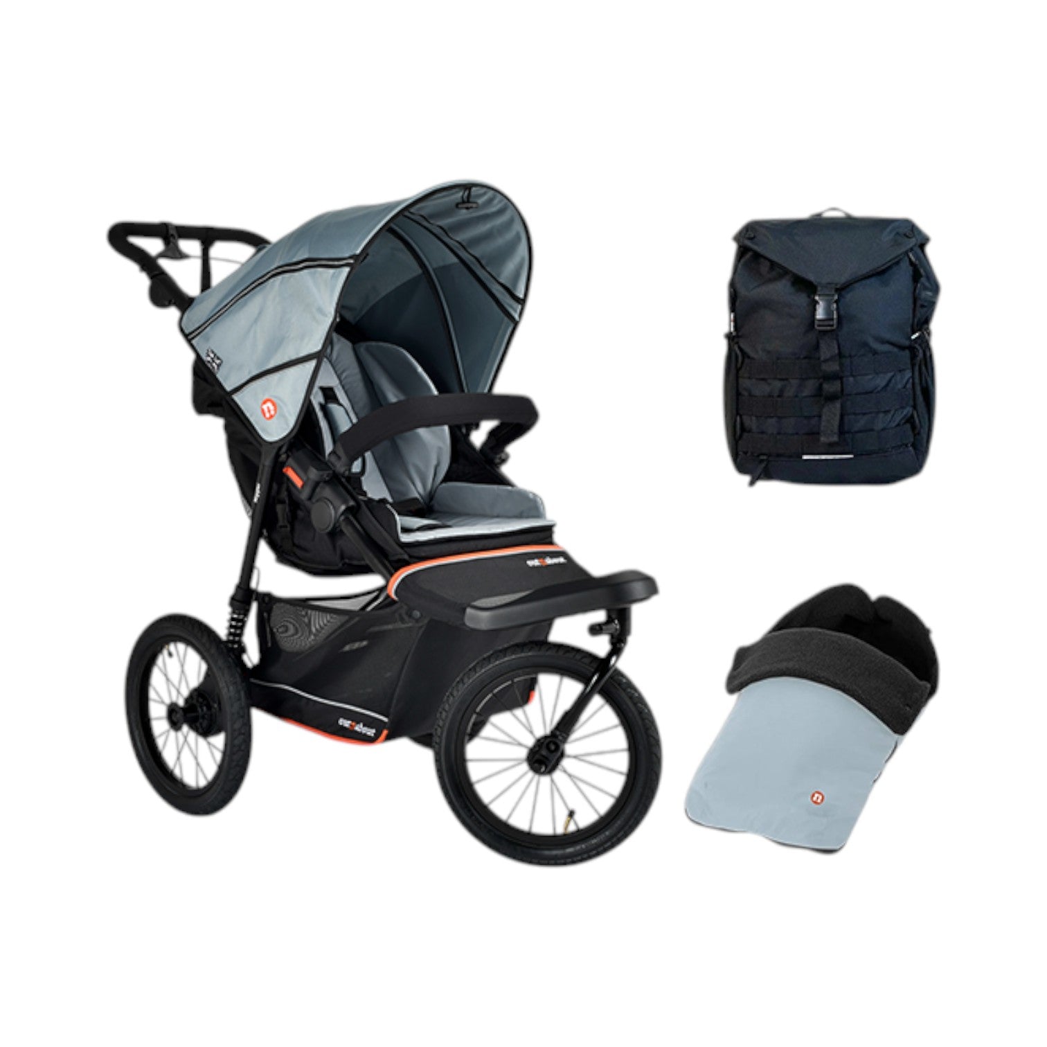 out n about nipper v6 Plus Pushchair - Rocksalt Grey