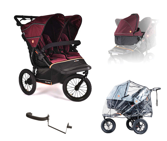 out n about nipper double stroller Nipper Double V6 Plus Pushchair