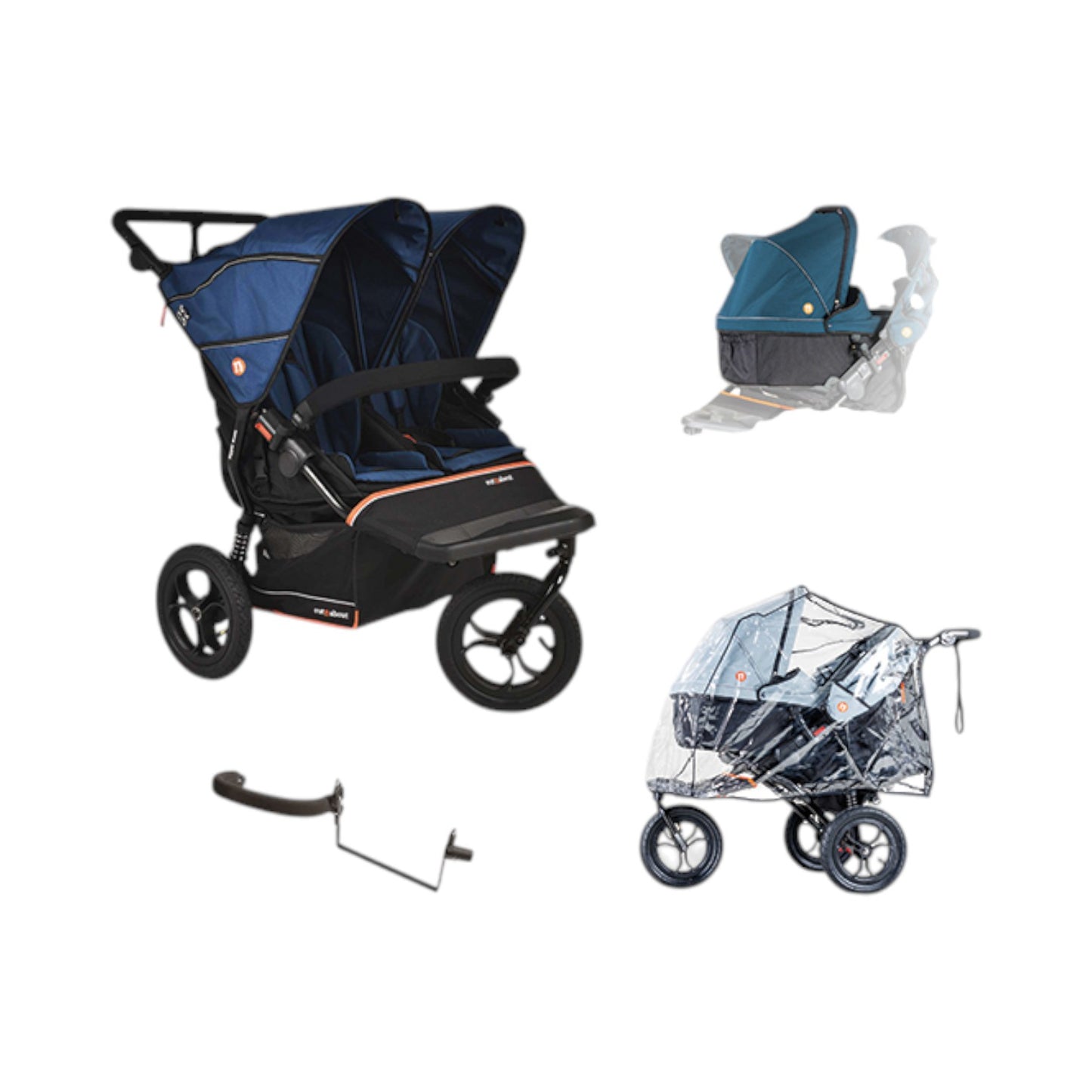Nipper Double V6 Pushchair