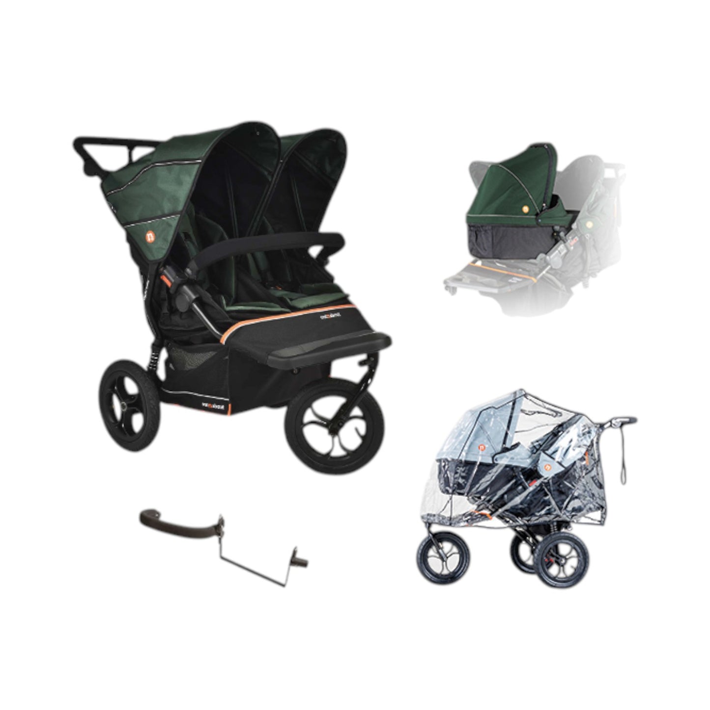 Nipper Double V6 Pushchair