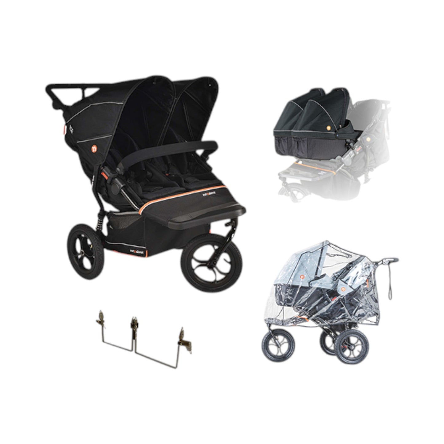 Nipper Double V6 Pushchair
