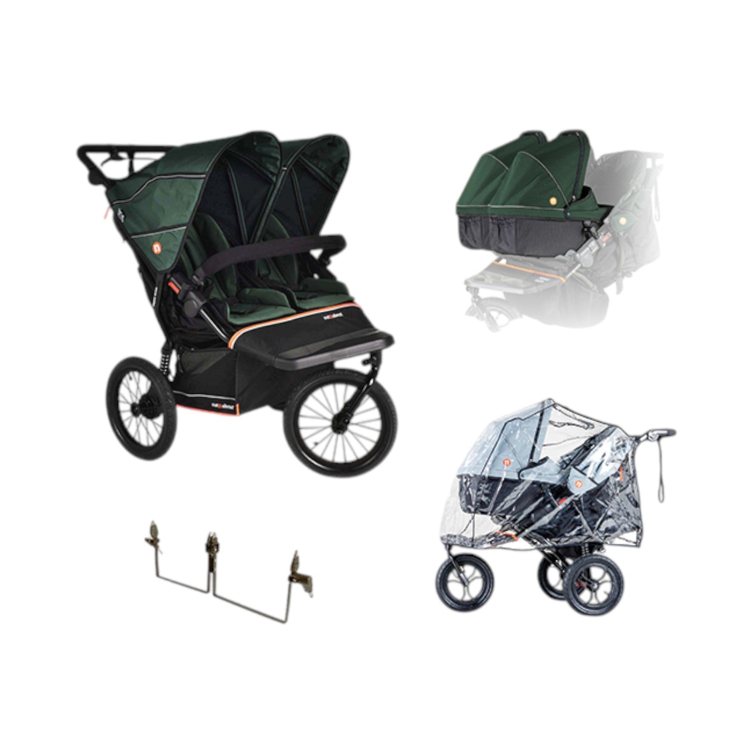out n about nipper Double V6 Plus Pushchair