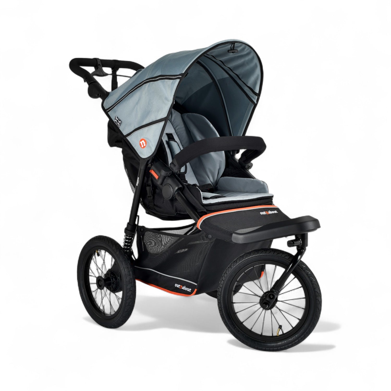 out n about nipper v6 Plus Pushchair - Rocksalt Grey