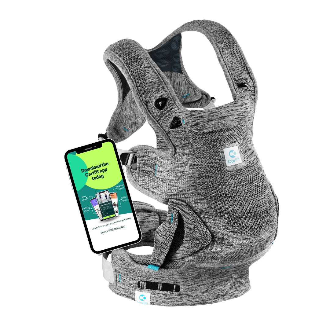 Carifit+ with Free Carifit Wellbeing, Fitness and Parenting App Subscription - Cool Grey