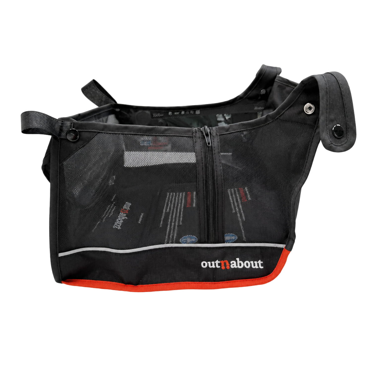 Double storage basket for Out 'n' About Nipper Double V3 to V6 buggies