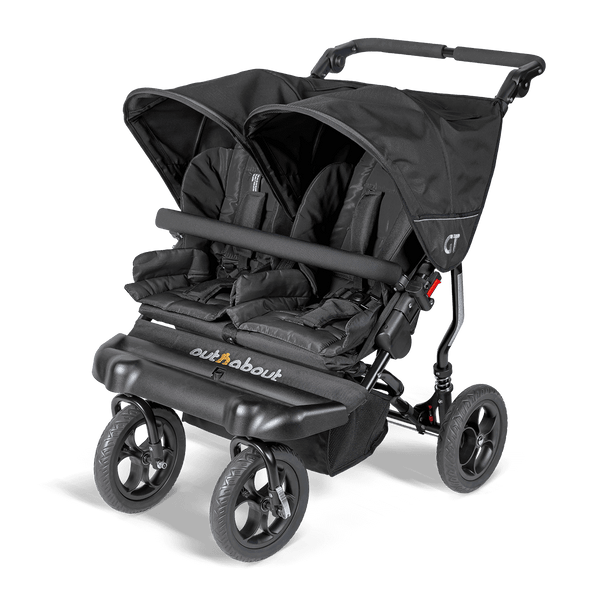 Lightweight 4 wheel GT Double Buggy Pushchair Out n About