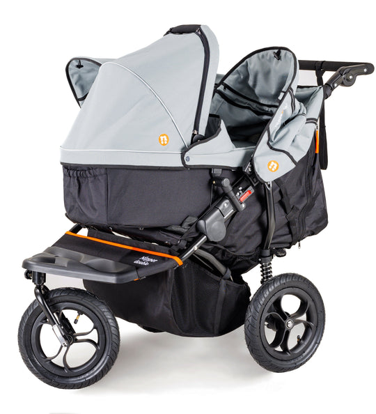 Nipper V5 Double Pushchair Newborn and Toddler Starter Bundle