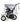 double pushchair free rain cover basket Rocksalt Grey