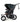 double pushchair free rain cover basket Summit Black