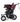 double pushchair free rain cover basket Brambleberry Red