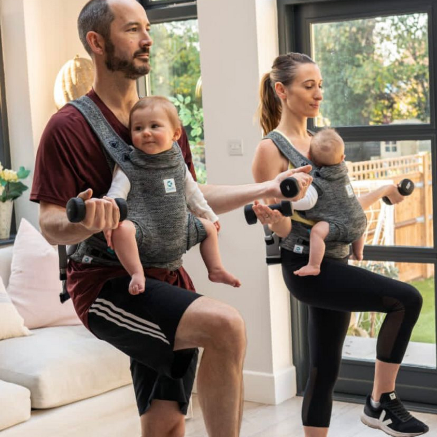 Carifit+ Baby Carrier - Cool Grey
