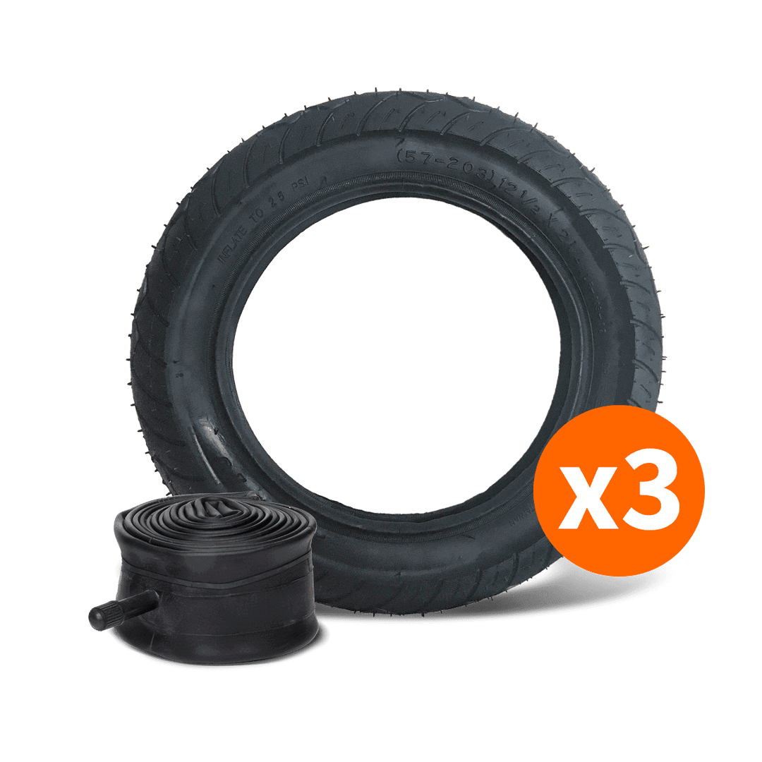 Out n About 12" Tyre &amp; Inner Tube (Set of 3)