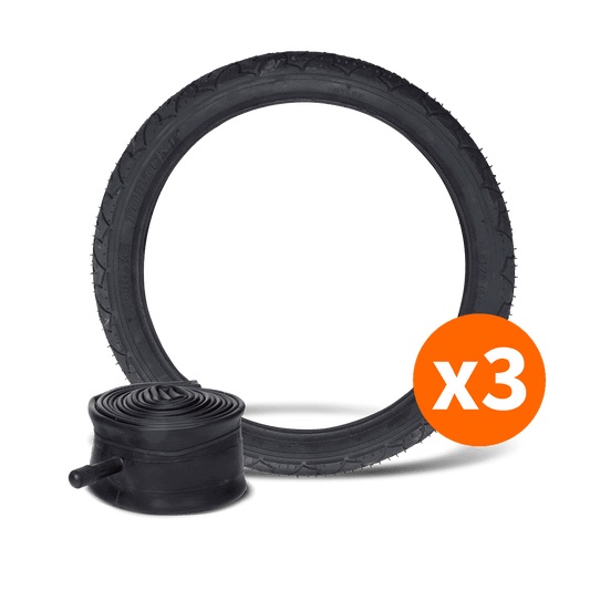 Out 'n' About 16-inch tyre and inner tube Set of 3