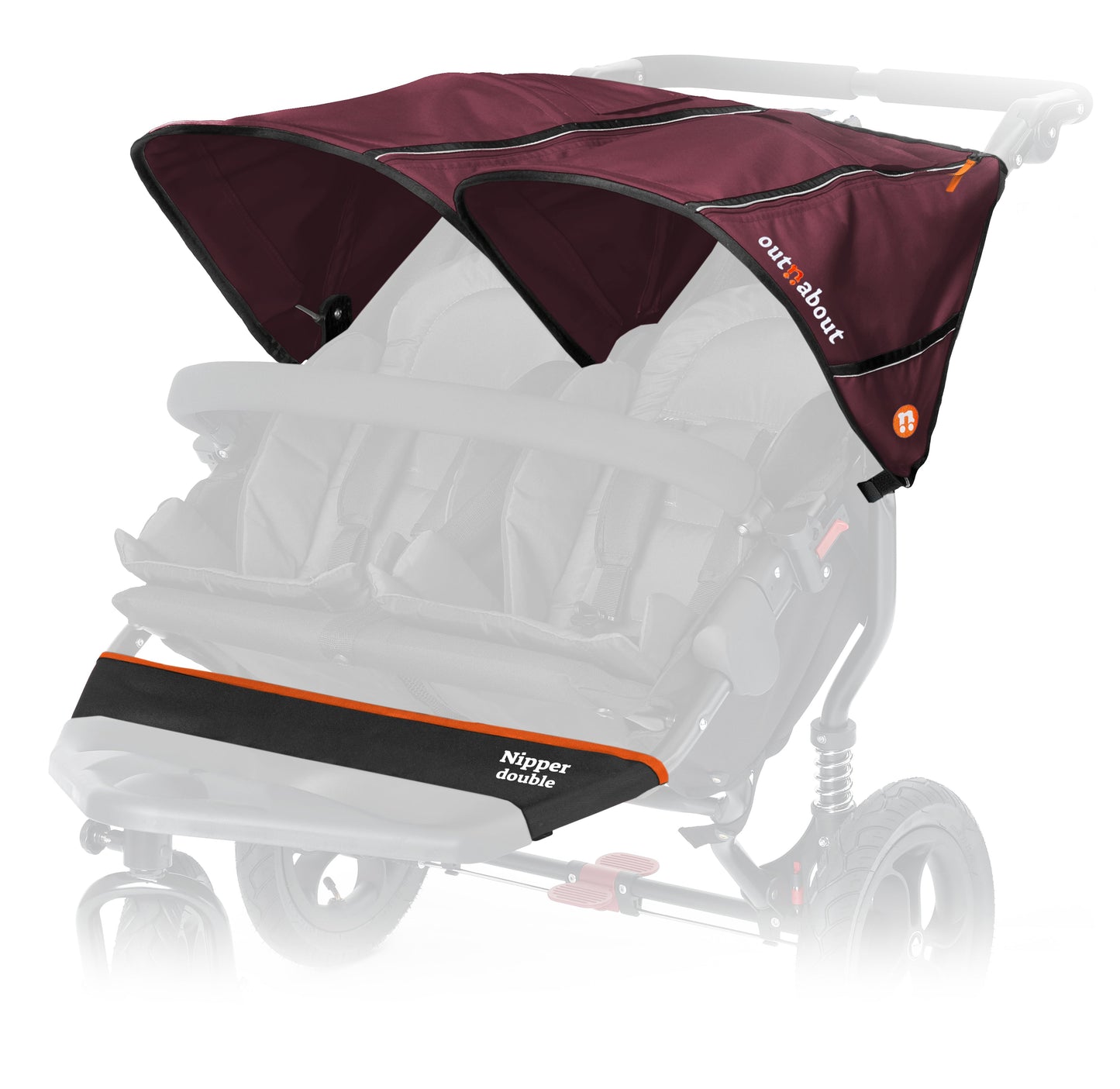 Nipper Double v4 Hoods & Fabric Strip (with sun visor)