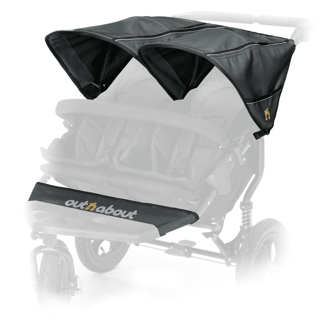 Out n About Nipper Double v4 Hoods pair Fabric Foot Strip