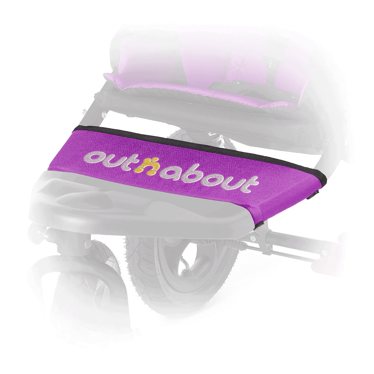 Purple Punch Nipper Single Fabric Foot Strip