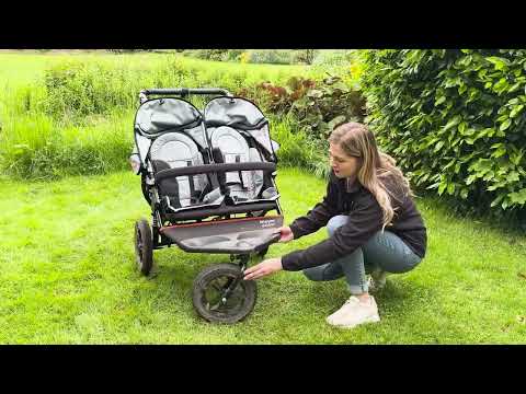 Nipper Double v5 Pushchair (Rain cover & basket included)