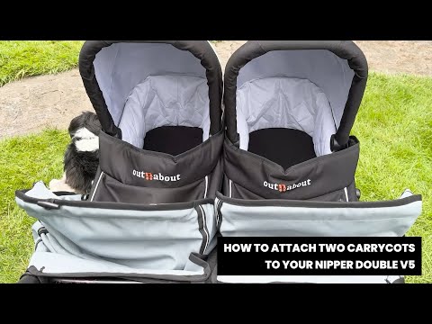 High Adapter Carrycot Out n About Double Buggy Carrycot Adapter 2