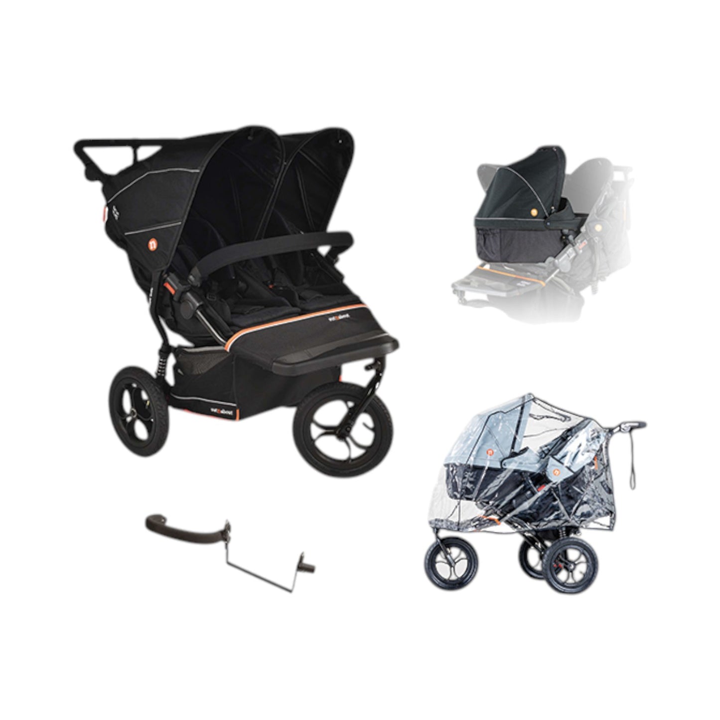 Nipper Double V6 Pushchair